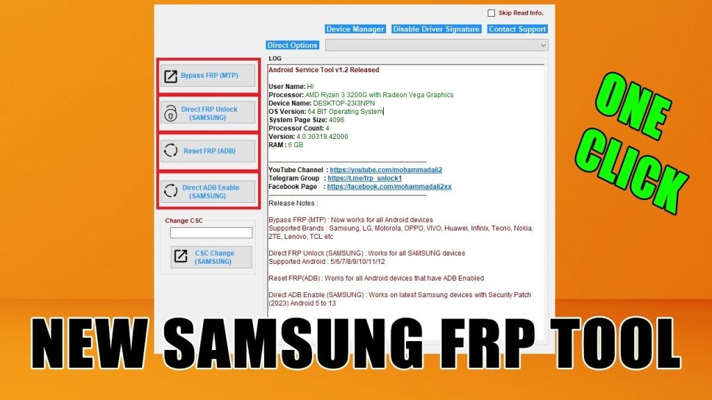 Samsung FRP Tool